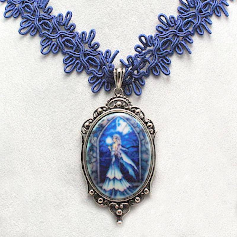 (image for) Nightfall Fantasy Art Fairy Choker Necklace