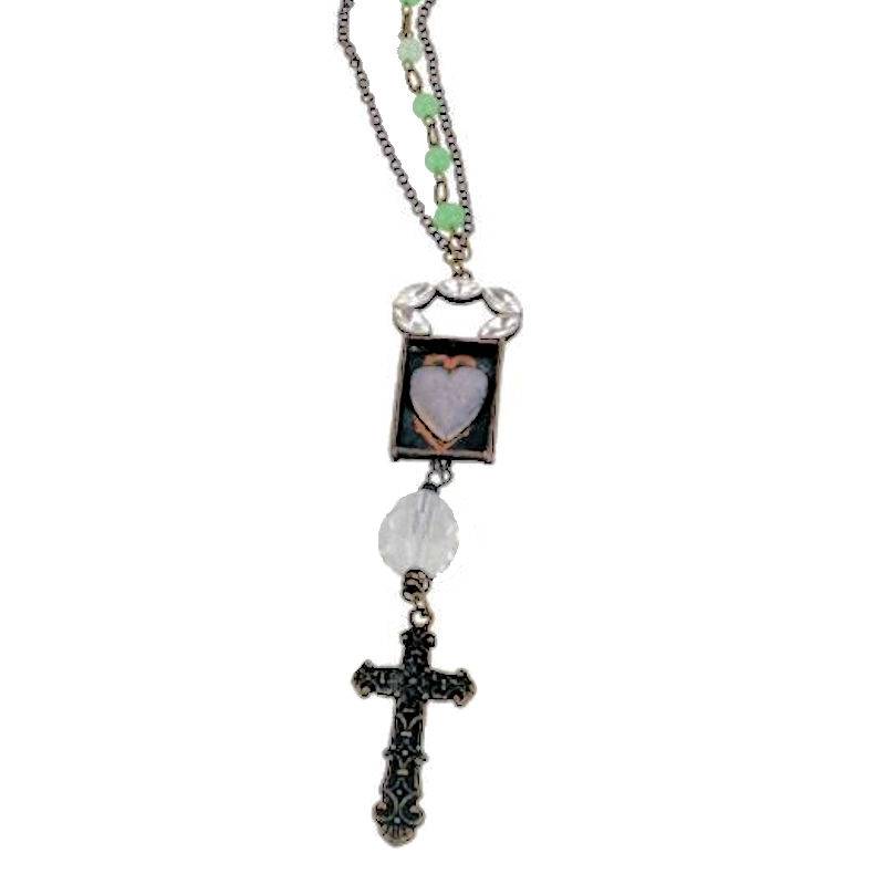 (image for) Cross My Heart Pendant Necklace