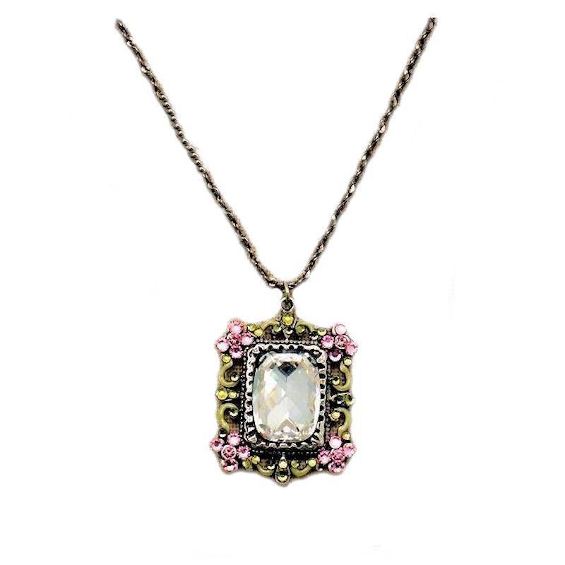 (image for) Crystal Reflection Pendant Necklace