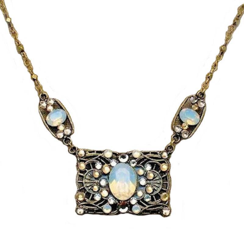 (image for) Opals & Crystal Magic Pendant Necklace by Anne Koplik