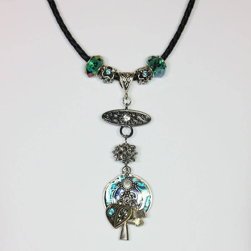 (image for) Teal Mystical Enchantment Pendant Necklace