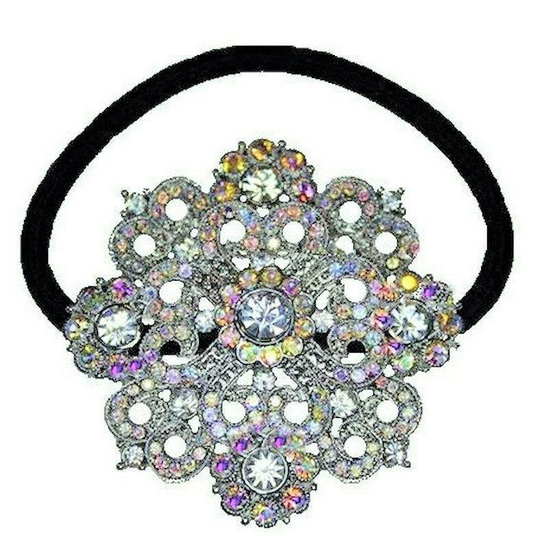 (image for) Snowflake on Fire Ponytail Holder by Spring Street Design