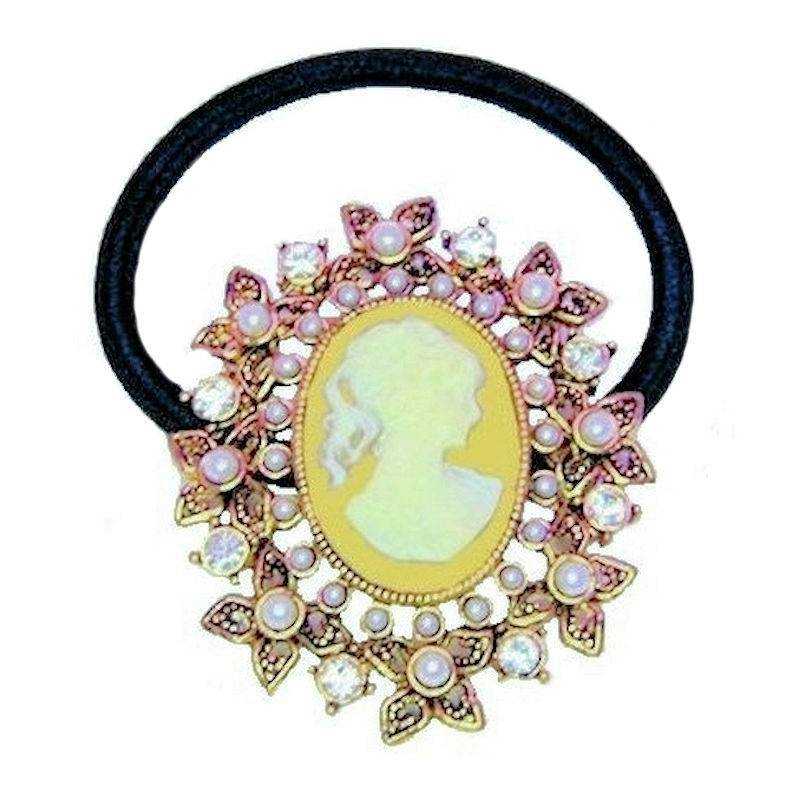 (image for) Vintage Cameo Ponytail Holder by Spring Street Design