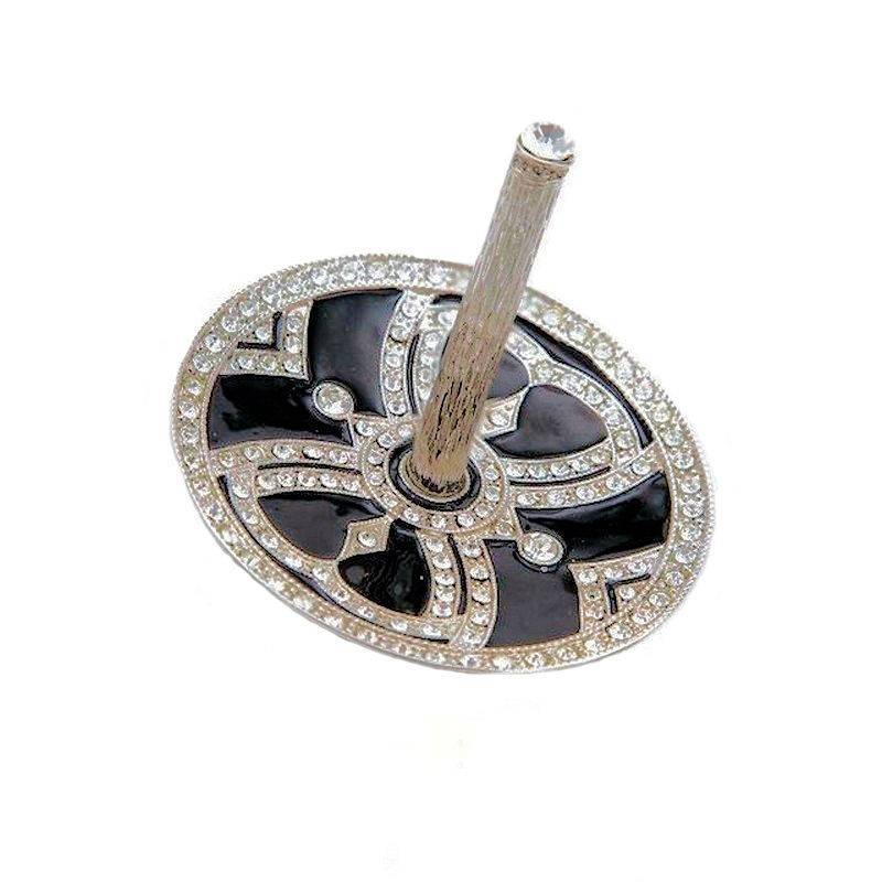 (image for) Crystal Elegance Black Ring Holder by Spring Street Design